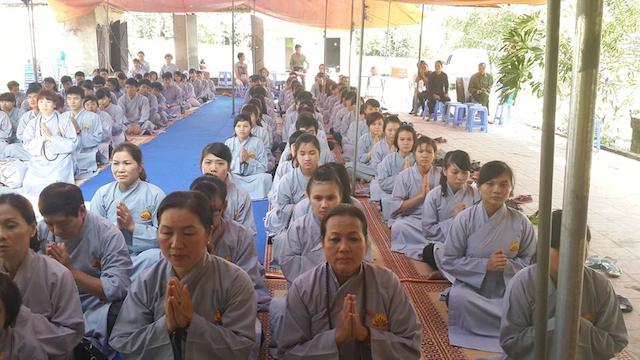 Lễ quy y tại chùa Thanh Sơn Vĩnh Phúc