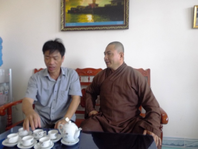 Khánh Hòa: Gặp gở quý Thầy trú trì chùa Trường Sa Lớn