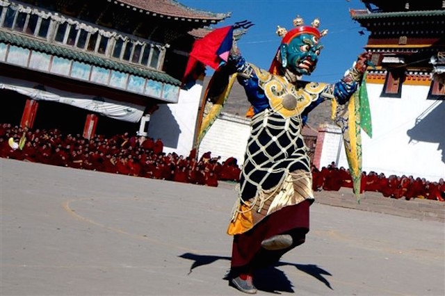 Chùm ảnh Lễ hội tổ Monlam Phật giáo Tây Tạng 2015