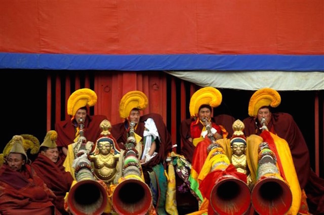 Chùm ảnh Lễ hội tổ Monlam Phật giáo Tây Tạng 2015