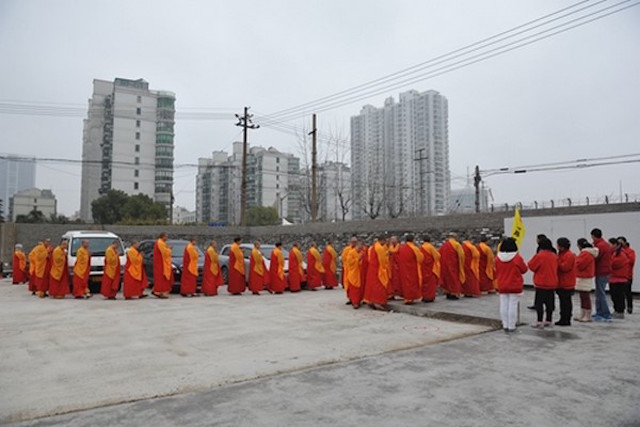 Trung Quốc: Thái Bình Báo Ân Tự long trọng cử hành lễ Động thổ xây Bảo Tháp Xá lợi ngón tay Phật
