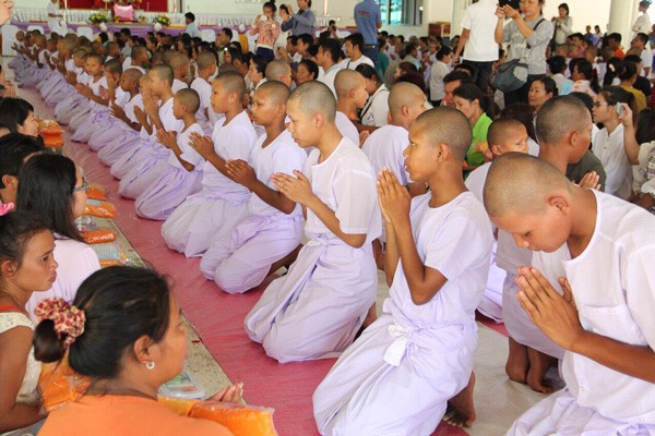 Thái Lan: Chùm ảnh xuất gia gieo duyên
