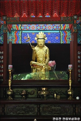 Hàn Quốc: Đông Quốc đệ nhất Già lam Huỳnh Hạt Sơn môn Trực Chỉ Tự  (동국제일가람-東國第一伽藍)