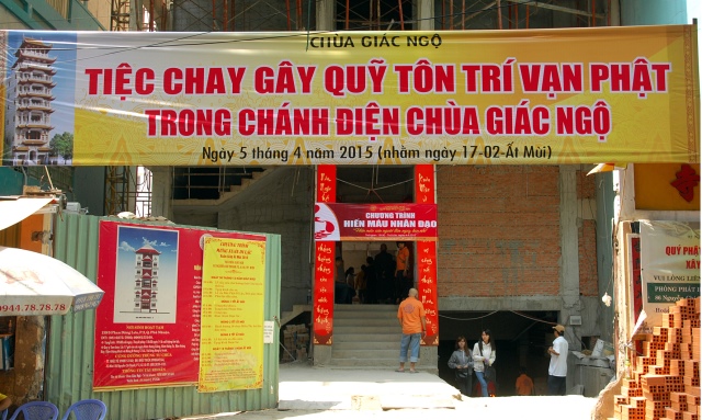 Chùa Giác Ngộ: Hơn 200 người đăng ký tham gia hiến máu nhân đạo