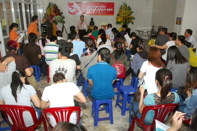 Chùa Giác Ngộ: Hơn 200 người đăng ký tham gia hiến máu nhân đạo