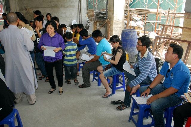 Chùa Giác Ngộ: Hơn 200 người đăng ký tham gia hiến máu nhân đạo
