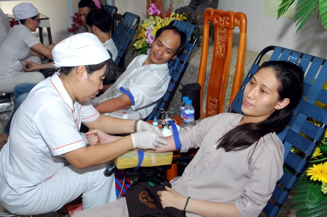 Chùa Giác Ngộ: Hơn 200 người đăng ký tham gia hiến máu nhân đạo