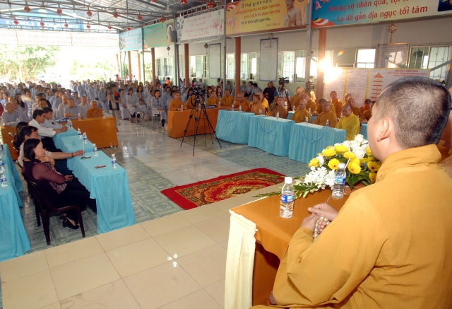 Tiền Giang: Long trọng lễ đặt đá khởi công trùng tu chùa Kim Linh I