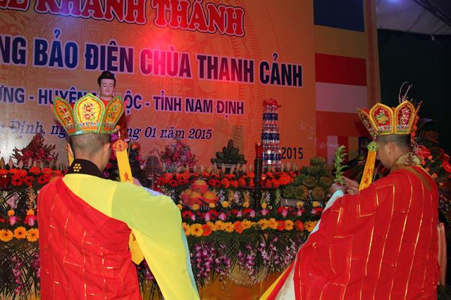 Nam Định: Cắt Băng Khánh Thành Chính Điện Chùa Thanh Cảnh