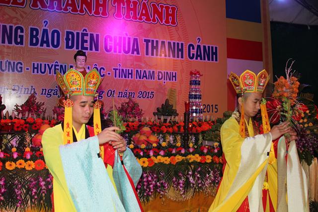 Nam Định: Cắt Băng Khánh Thành Chính Điện Chùa Thanh Cảnh