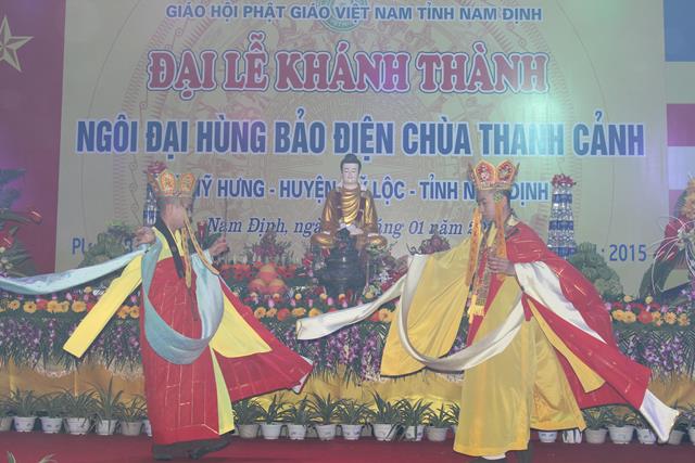 Nam Định: Cắt Băng Khánh Thành Chính Điện Chùa Thanh Cảnh