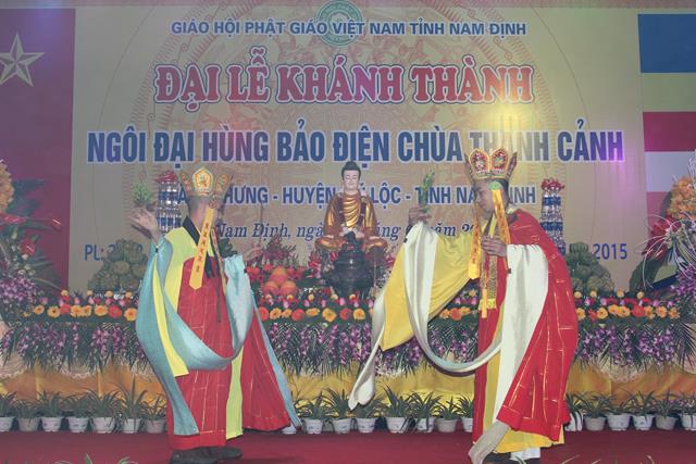Nam Định: Cắt Băng Khánh Thành Chính Điện Chùa Thanh Cảnh