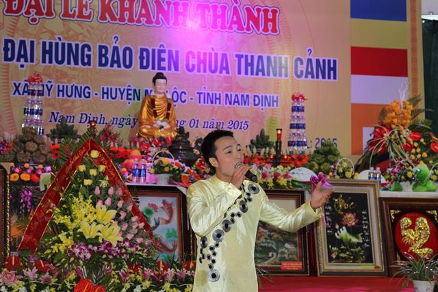 Nam Định: Cắt Băng Khánh Thành Chính Điện Chùa Thanh Cảnh