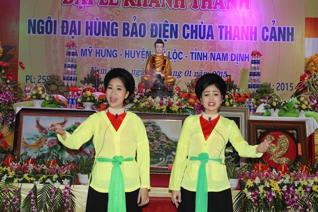 Nam Định: Cắt Băng Khánh Thành Chính Điện Chùa Thanh Cảnh