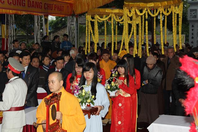 Nam Định: Cắt Băng Khánh Thành Chính Điện Chùa Thanh Cảnh