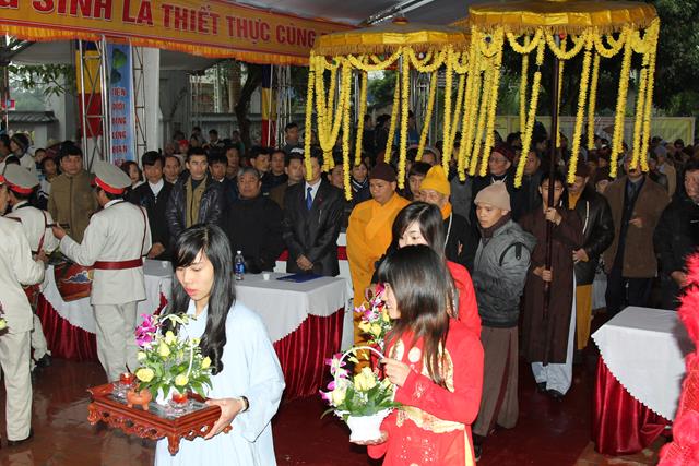 Nam Định: Cắt Băng Khánh Thành Chính Điện Chùa Thanh Cảnh