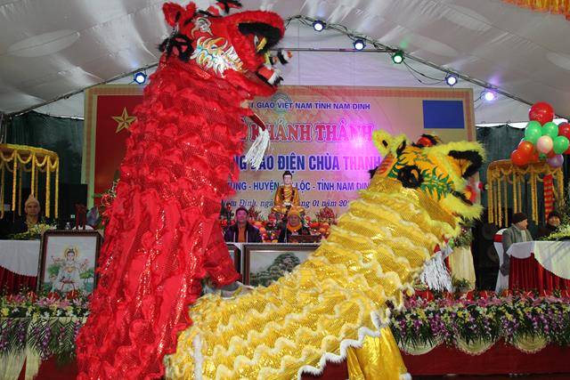 Nam Định: Cắt Băng Khánh Thành Chính Điện Chùa Thanh Cảnh