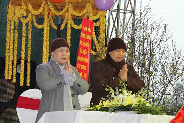 Nam Định: Cắt Băng Khánh Thành Chính Điện Chùa Thanh Cảnh