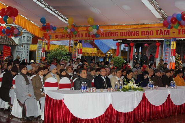 Nam Định: Cắt Băng Khánh Thành Chính Điện Chùa Thanh Cảnh