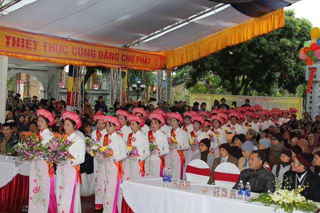 Nam Định: Cắt Băng Khánh Thành Chính Điện Chùa Thanh Cảnh