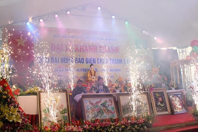 Nam Định: Cắt Băng Khánh Thành Chính Điện Chùa Thanh Cảnh