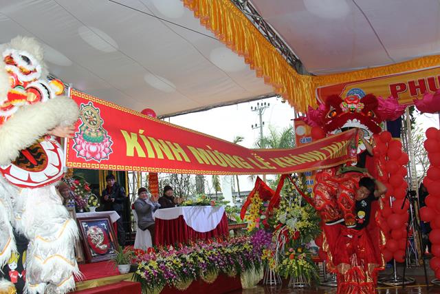 Nam Định: Cắt Băng Khánh Thành Chính Điện Chùa Thanh Cảnh