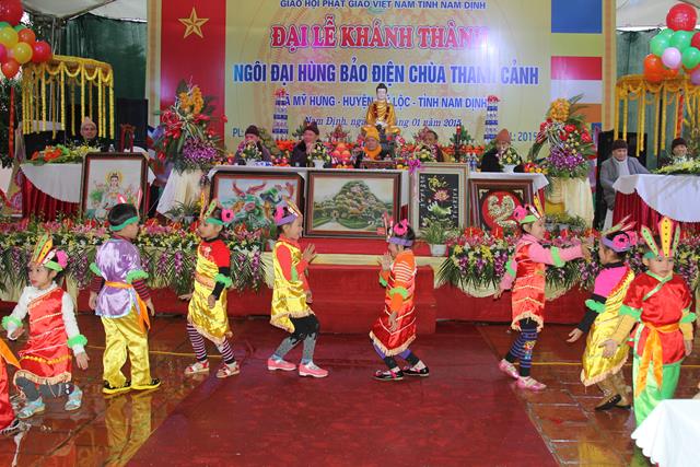 Nam Định: Cắt Băng Khánh Thành Chính Điện Chùa Thanh Cảnh