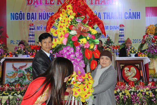 Nam Định: Cắt Băng Khánh Thành Chính Điện Chùa Thanh Cảnh