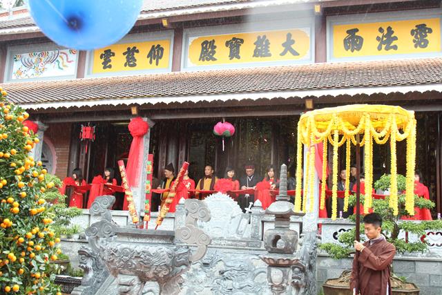 Nam Định: Cắt Băng Khánh Thành Chính Điện Chùa Thanh Cảnh