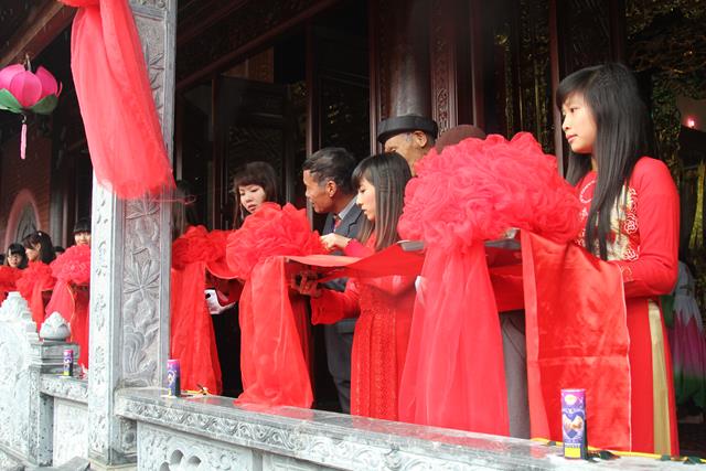 Nam Định: Cắt Băng Khánh Thành Chính Điện Chùa Thanh Cảnh