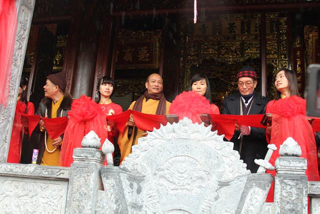 Nam Định: Cắt Băng Khánh Thành Chính Điện Chùa Thanh Cảnh