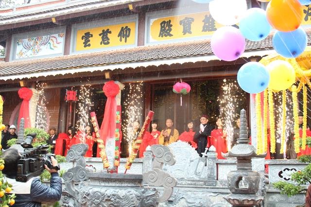 Nam Định: Cắt Băng Khánh Thành Chính Điện Chùa Thanh Cảnh