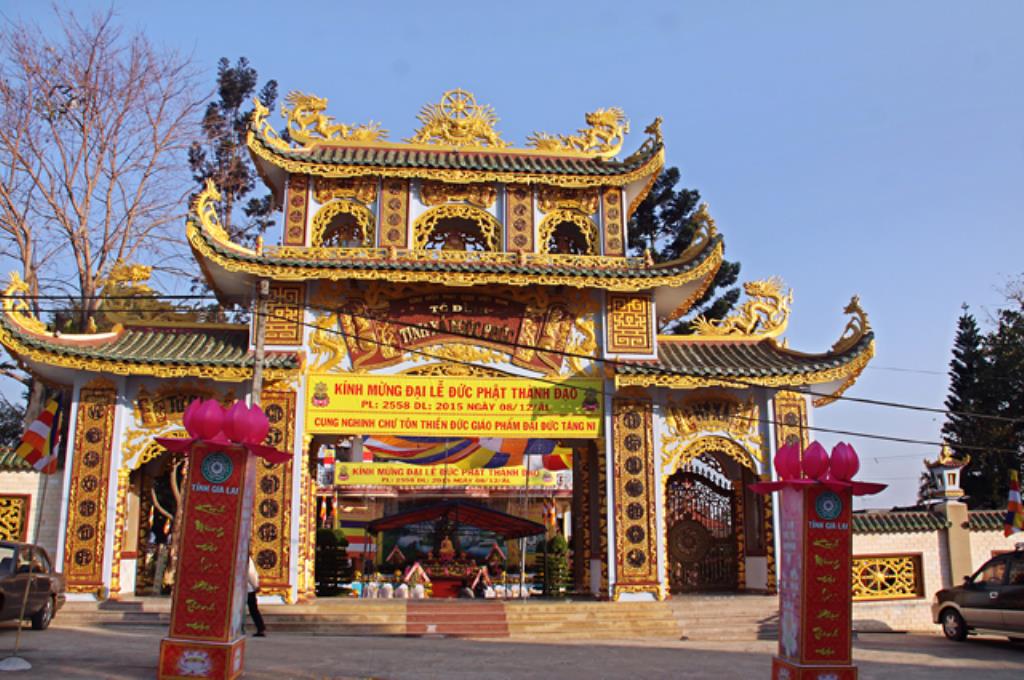Gia Lai: Ban Trị Sự Phật Giáo VN Tỉnh Gia Lai Long trọng tổ chức Đại Lễ Đức Phật thành Đạo