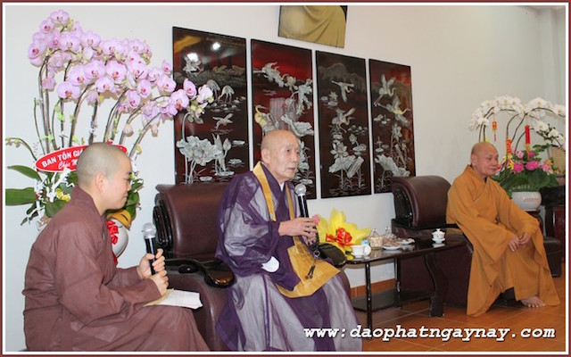 TP.HCM: Phái đoàn Phật giáo Nhật Bản thăm, chúc Tết Chư tôn đức TƯGH