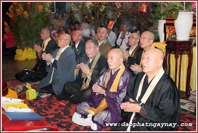 TP.HCM: Phái đoàn Phật giáo Nhật Bản thăm, chúc Tết Chư tôn đức TƯGH