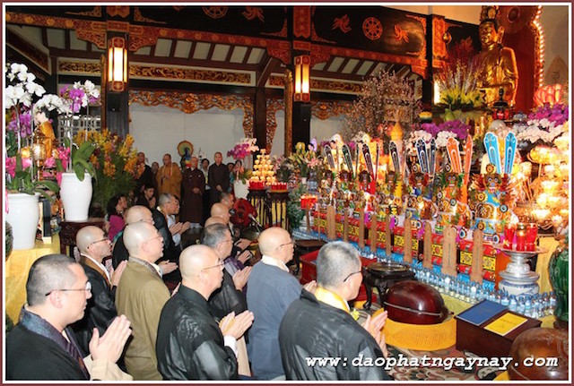 TP.HCM: Phái đoàn Phật giáo Nhật Bản thăm, chúc Tết Chư tôn đức TƯGH