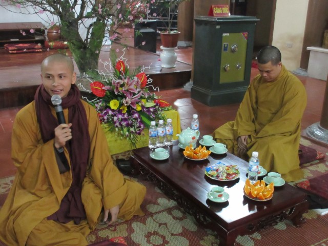 Thái Bình: Lễ tất niên câu lạc bộ thanh thiếu niên Phật tử chùa Đại Bi