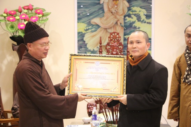 Hà Nội:  Ban Hoằng pháp TƯ khu vực phía Bắc họp mặt đầu xuân Ất Mùi tại chùa Bằng