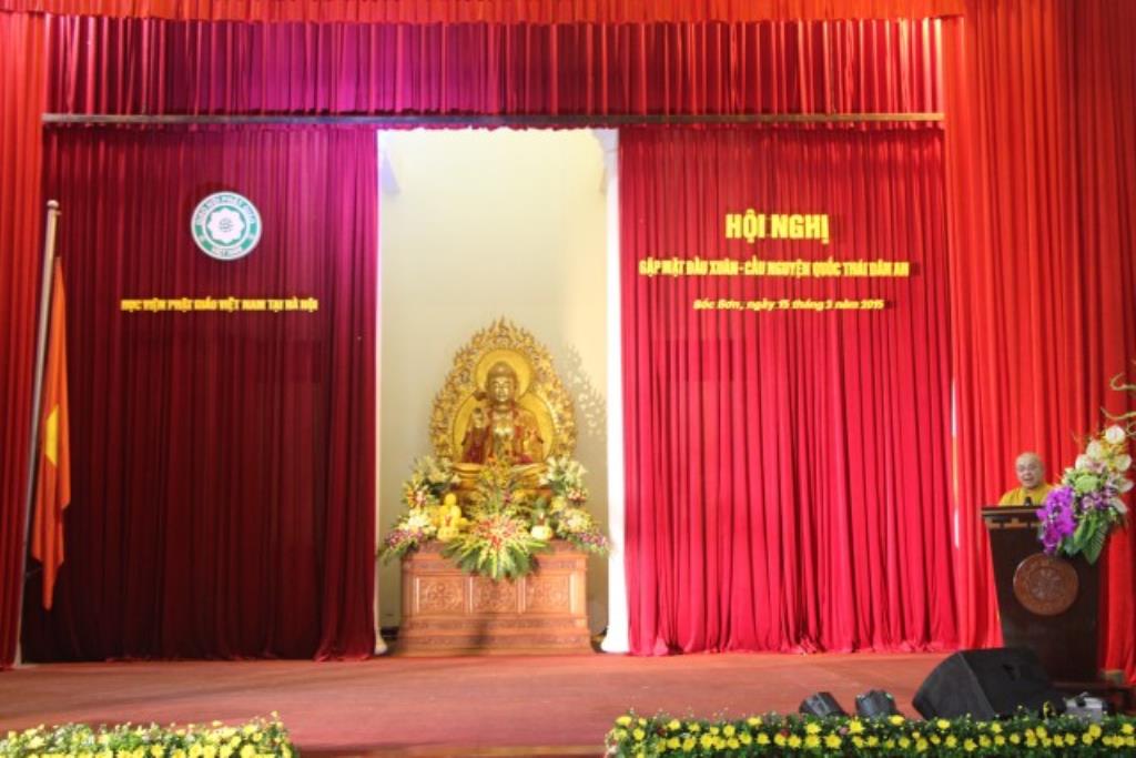 Hà Nội:  Học viện PGVN tại TP.Hà Nội tổ chức Hội nghị gặp mặt đầu xuân Ất Mùi
