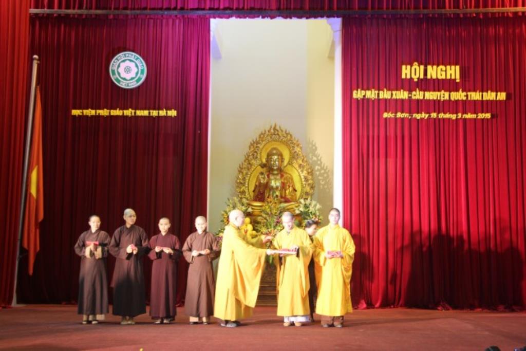 Hà Nội:  Học viện PGVN tại TP.Hà Nội tổ chức Hội nghị gặp mặt đầu xuân Ất Mùi