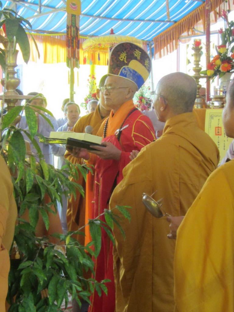 Chùa Minh Châu tổ chức lễ lạc thành giảng đường và an vị Tây phương tam thánh