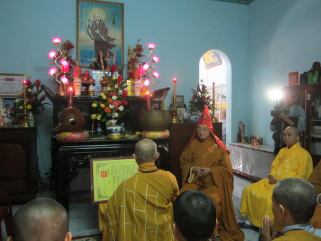 Chùa Minh Châu tổ chức lễ lạc thành giảng đường và an vị Tây phương tam thánh