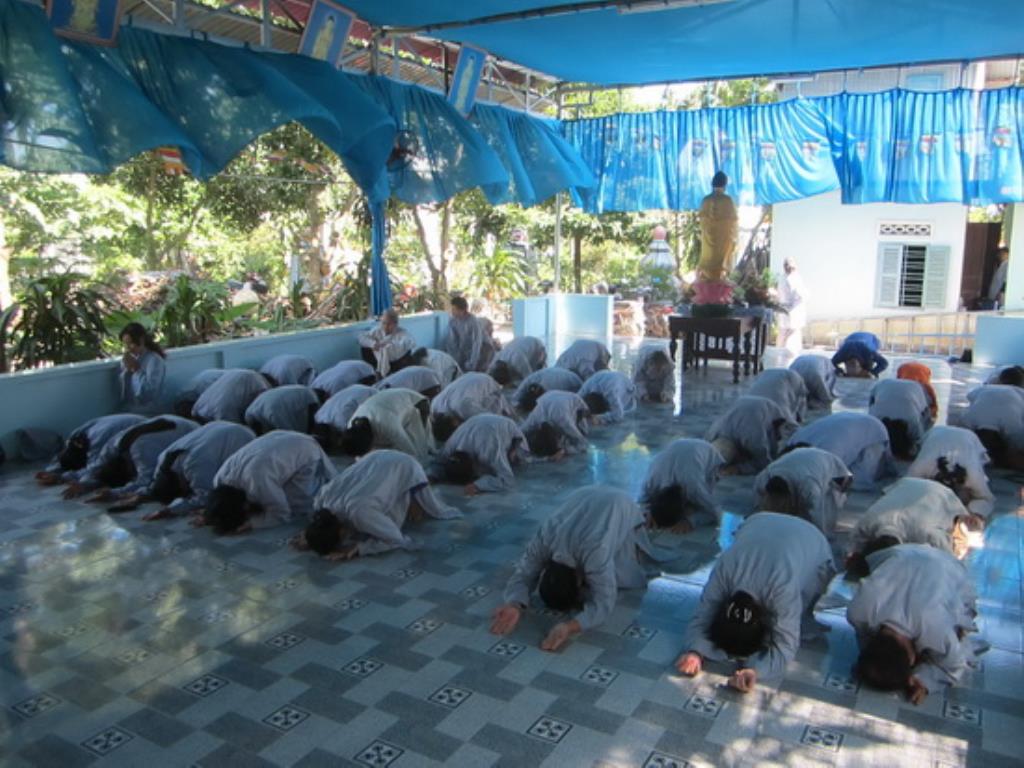 Chùa Minh Châu tổ chức lễ lạc thành giảng đường và an vị Tây phương tam thánh
