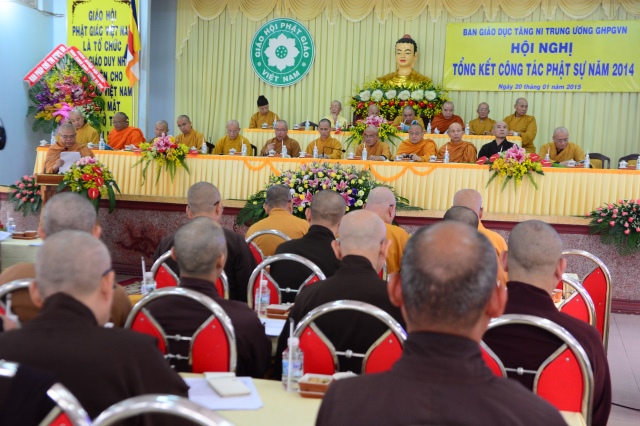 Hội nghị tổng kết và triển khai công tác Phật sự 2014-2015 của Ban Giáo dục Tăng Ni TW