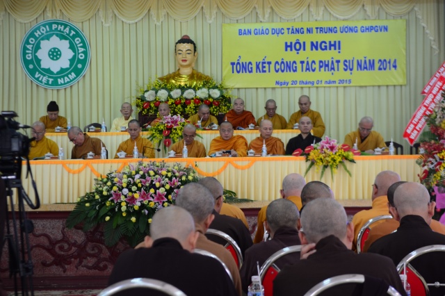 Hội nghị tổng kết và triển khai công tác Phật sự 2014-2015 của Ban Giáo dục Tăng Ni TW
