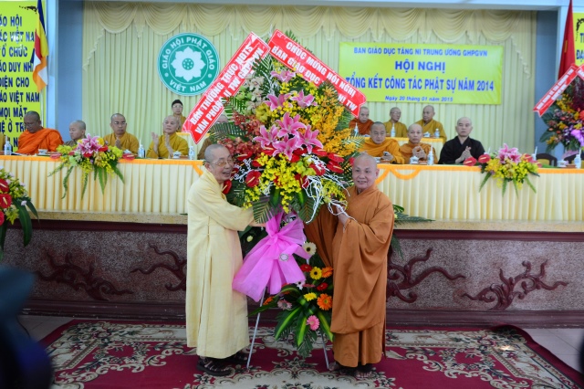 Hội nghị tổng kết và triển khai công tác Phật sự 2014-2015 của Ban Giáo dục Tăng Ni TW