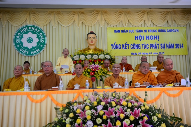 Hội nghị tổng kết và triển khai công tác Phật sự 2014-2015 của Ban Giáo dục Tăng Ni TW