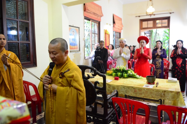 Chùa Giác Ngộ: Lễ hằng thuận của hai Phật tử Trí Tấn và Bích Nhu