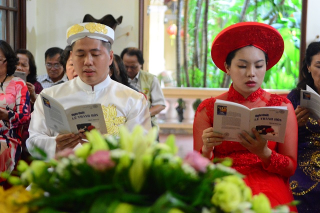 Chùa Giác Ngộ: Lễ hằng thuận của hai Phật tử Trí Tấn và Bích Nhu