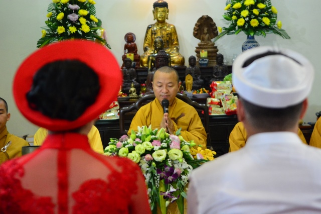 Chùa Giác Ngộ: Lễ hằng thuận của hai Phật tử Trí Tấn và Bích Nhu